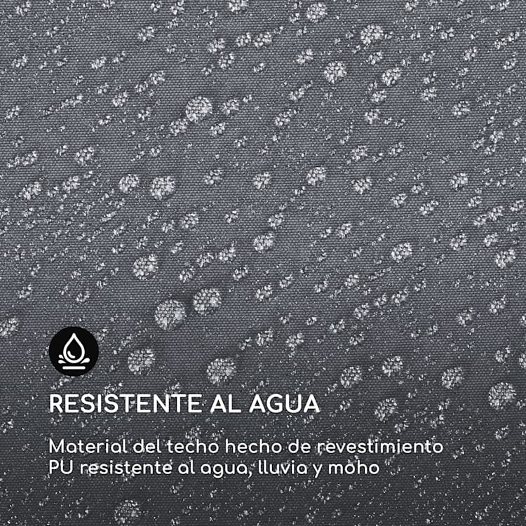 3 x 6 m | Antracita | Gris