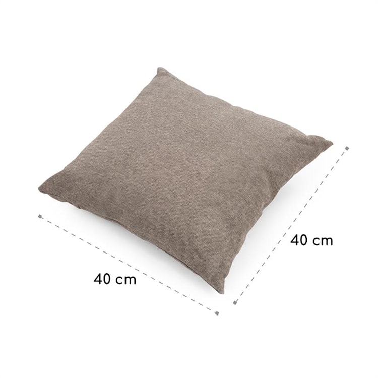 Titania Pillow kussen polyester waterafstotend bruin Donker Taupe