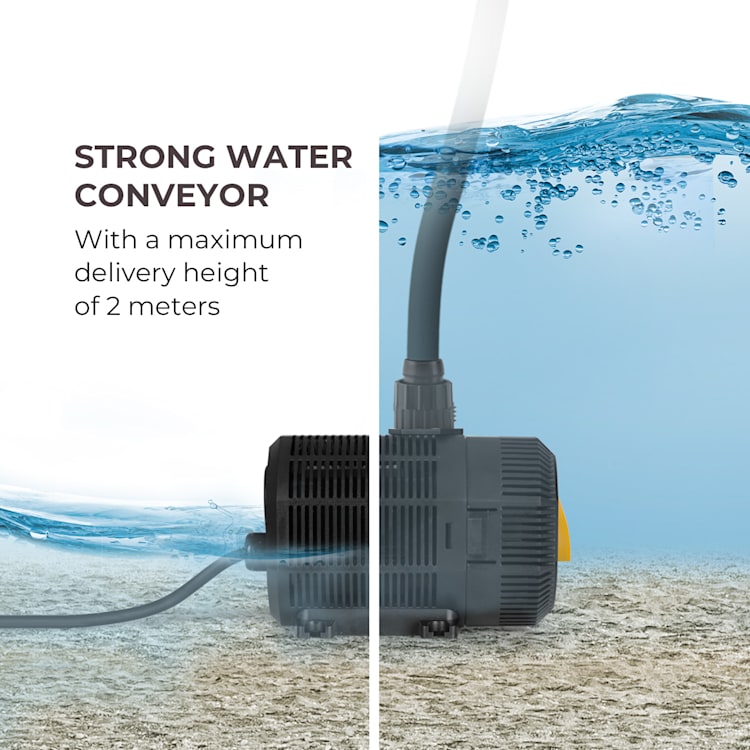 Nemesis T35 Bomba Submersível Potência 35W Altura Necessária 2 m Fluxo 2300l/h 35 W
