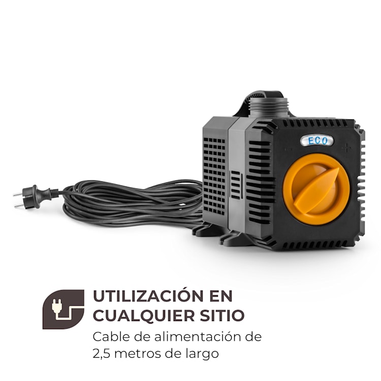 Lagoon 3600 Bomba para estanques 3600 l/h EcoSave: 20 W Altura de elevación de 2,8 m 20 W