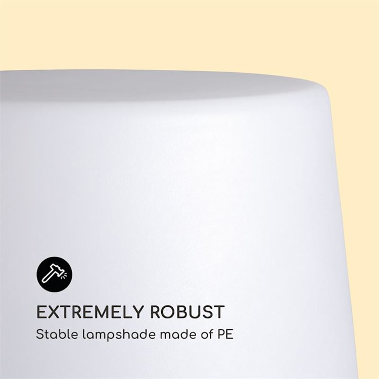 Moody STX, lampă, IP65 PE, lampă E27, max.25W