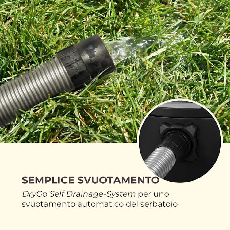 Lakeside Power aspirafango per laghetti 1400W 18kPa 35l serbatoio grigio