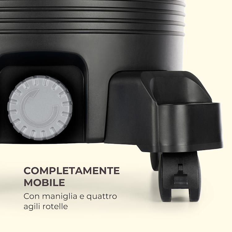 Lakeside Power aspirafango per laghetti 1400W 18kPa 35l serbatoio grigio