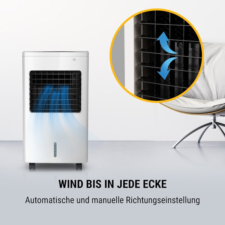 Freeze Me 3-in-1 Luftkühler 75W 400m³/h 8 Ltr Fernbedienung mobil