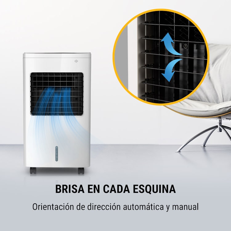 Freeze Me Climatizador evaporativo, ventilador y deshumidificador 3 en 1 de 400m³/h