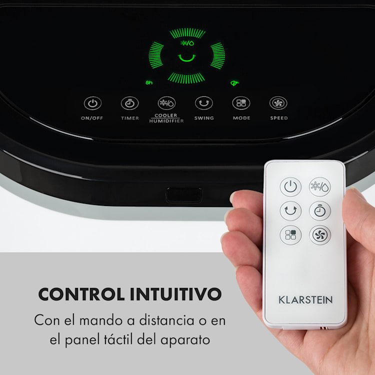 Climatizador de aire 4 en 1 IceWind Plus 330 m³/h con control remoto de oscilación 330 m³/h | No | Blanco