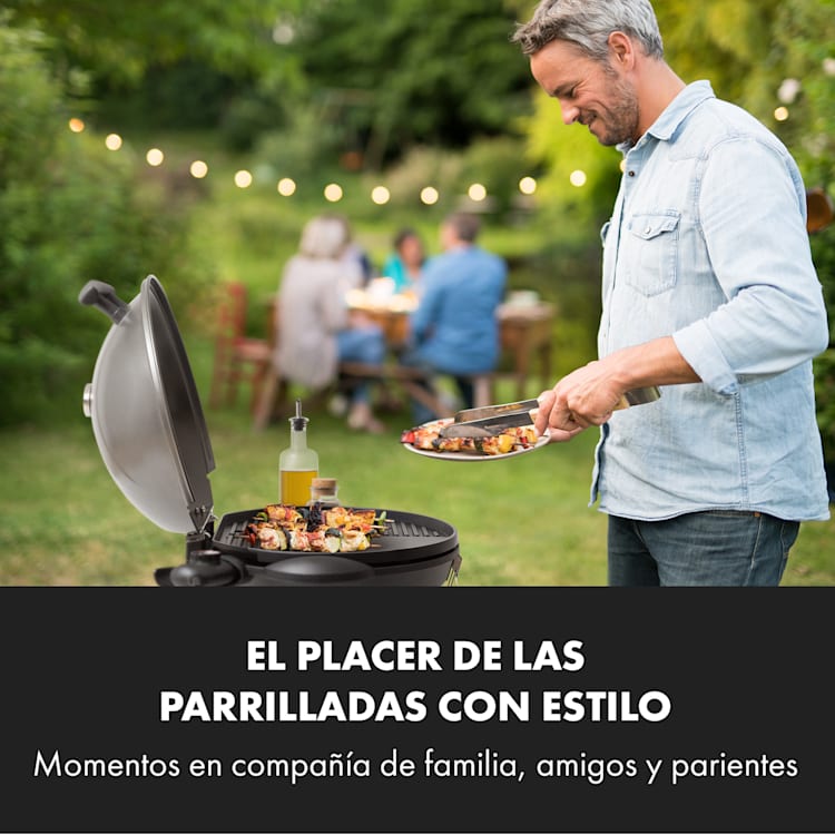 Tafelspitz Parrilla eléctrica 2000/2400 W Recubrimiento antiadherente Plegable Móvil