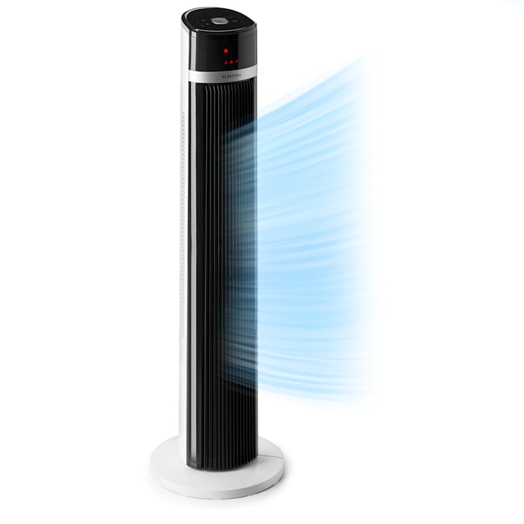 IceTower ventilateur sur pied 36 watts minuterie 3 modes télécommande blanc