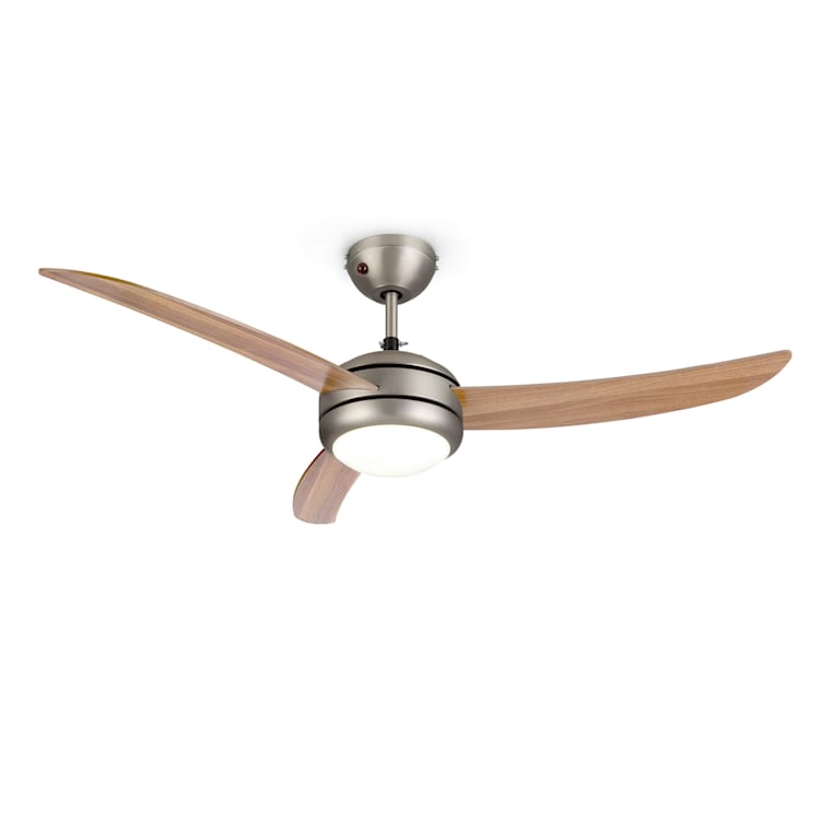 El Paso Ventilatore e Lampadario da Soffitto 52" 10.344m³/h Effetto Rovere Faggio