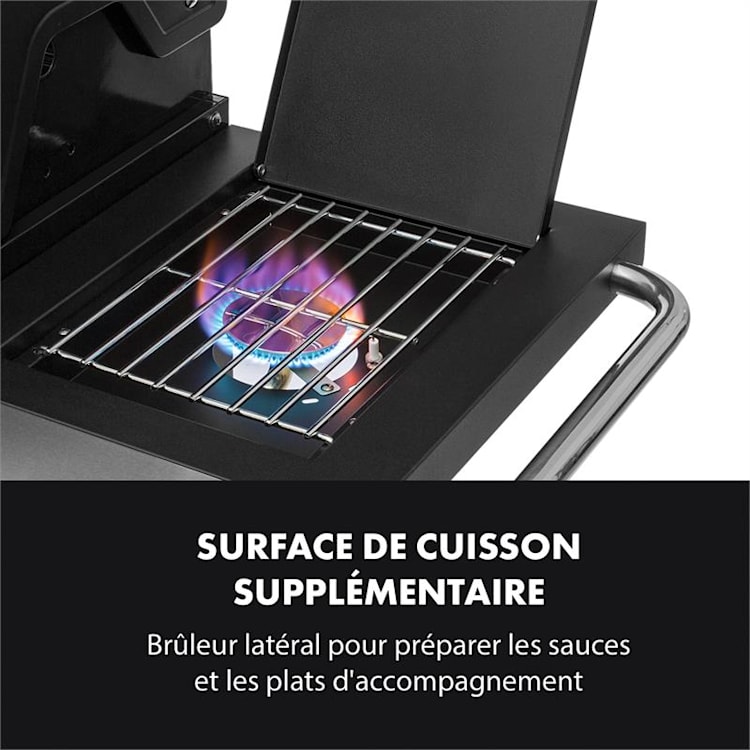 Tomahawk 4.2 SBG Barbecue à gaz 6 brûleurs 3,2 kW grille de cuisson 64 6 brûleurs