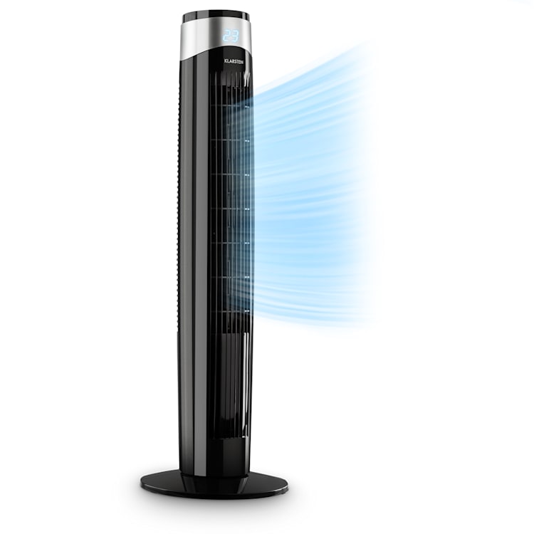 Storm Tower Ventilator | 3 Windarten | 55 Watt | 6 Geschwindigkeiten | Fernbedienung Schwarz