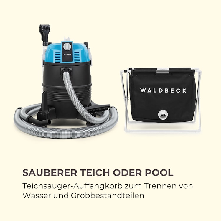 Lakeside Power Teichsauger-Auffangkorb 30l Filterkorb schwarz