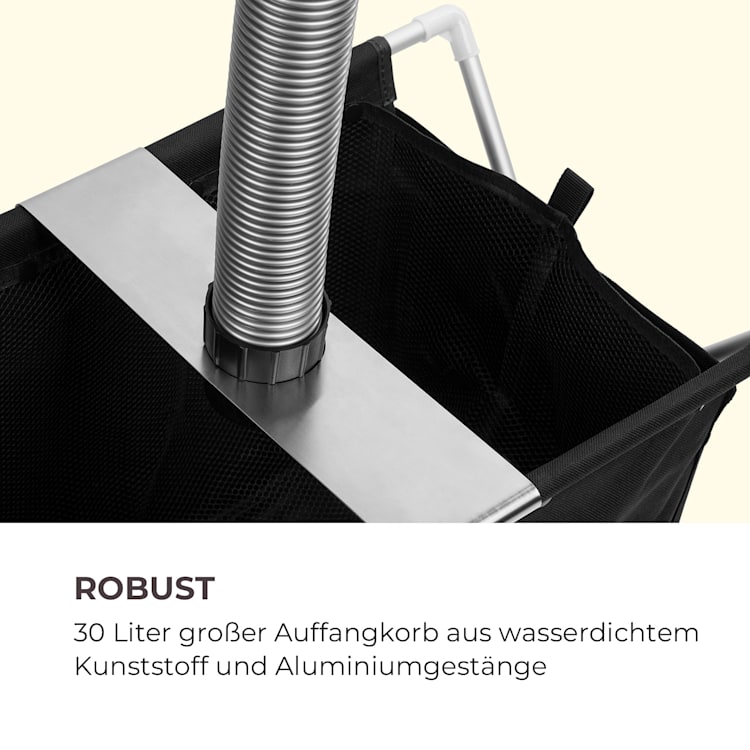 Lakeside Power Teichsauger-Auffangkorb 30l Filterkorb schwarz