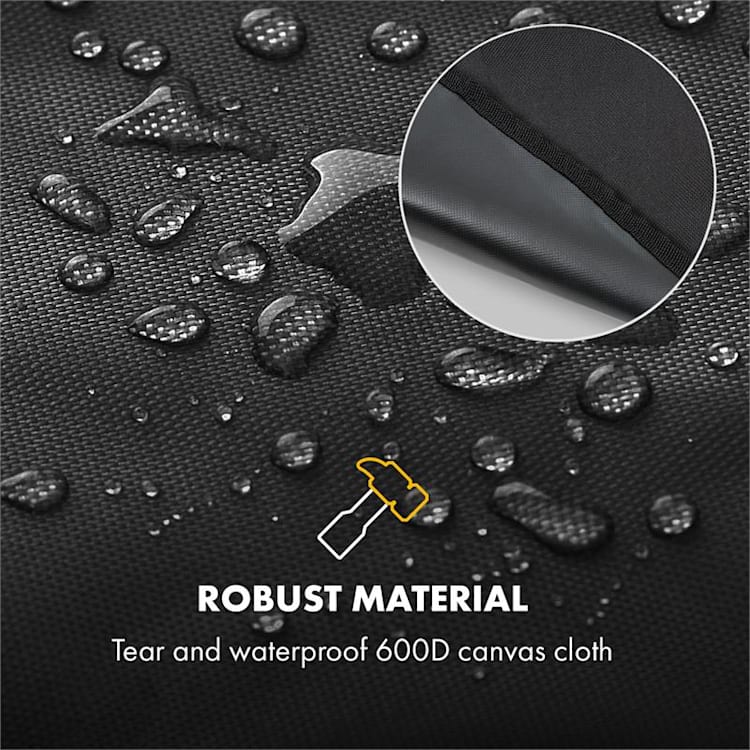 Hot & Hot Wetterschutzhaube 600D Canvas 30/70% PE/PVC schwarz