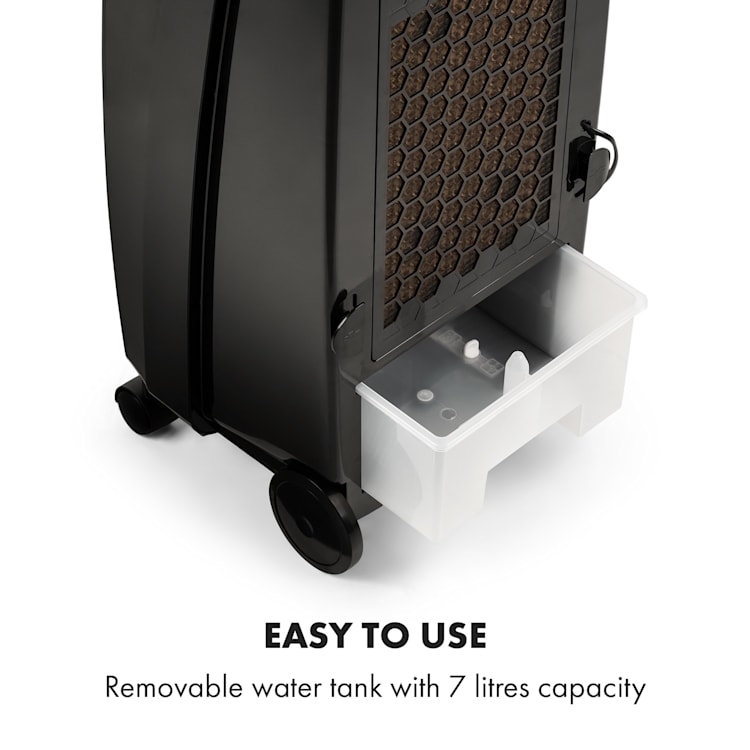Rotator, rashlađivač zraka, 110 W, 8h timer, daljinski upravljač, crna Crna