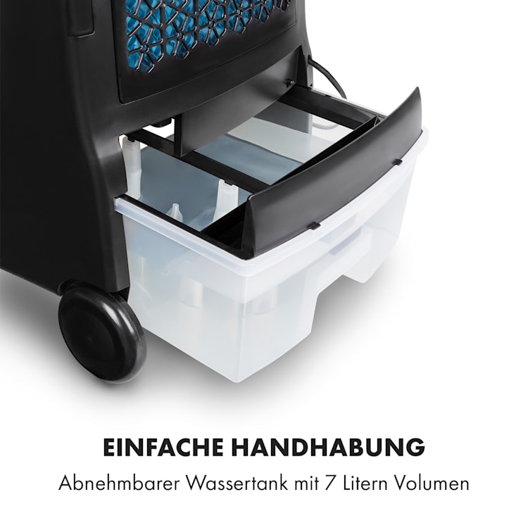 Rotator 4-in-1 Luftkühler 396 m³/h 110W 7 Ltr 360° Fernbedienung mobil Weiß