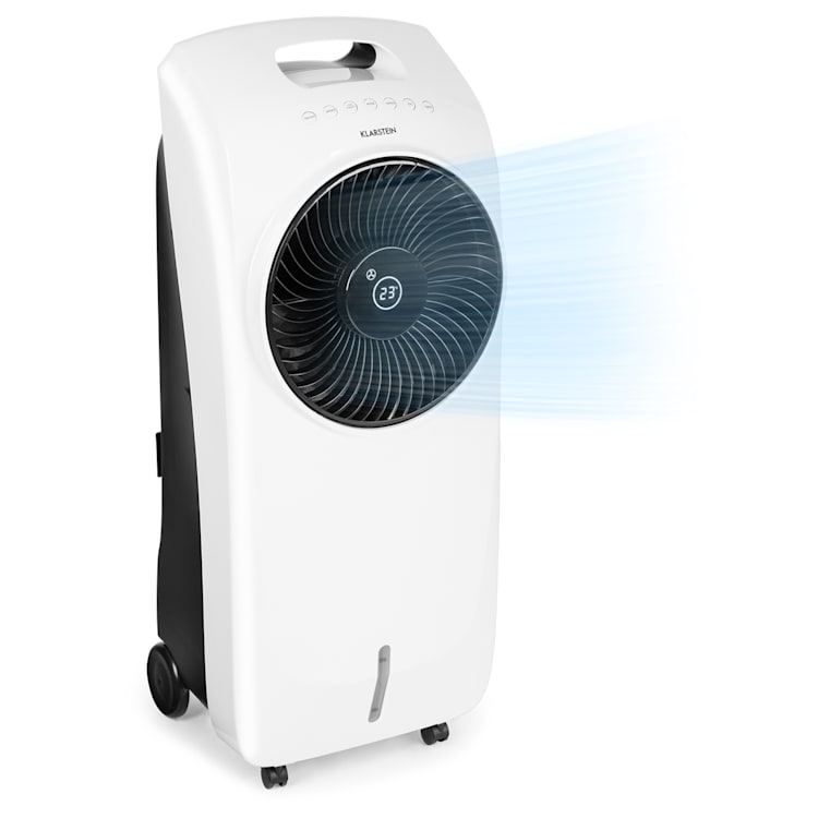 Rotator 4-in-1 Luftkühler 396 m³/h 110W 7 Ltr 360° Fernbedienung mobil Weiß