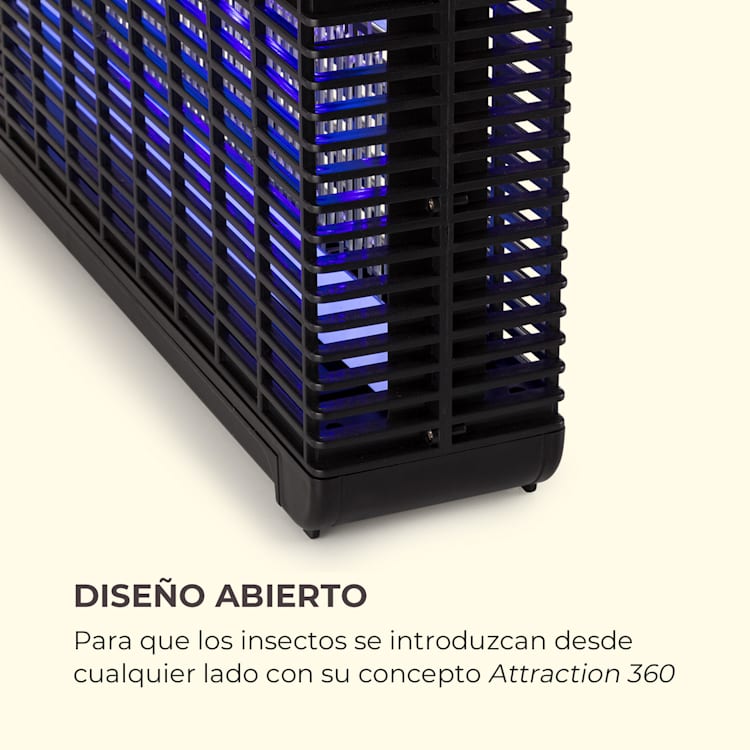 Mosquito Ex 5500 Lámpara matainsectos 13W 150m² LED Bandeja de recogida Cadena Negra Rango de acción: 150 m²