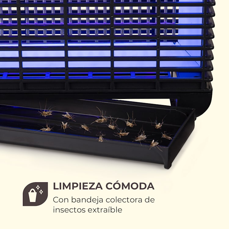 Mosquito Ex 5500 Lámpara matainsectos 13W 150m² LED Bandeja de recogida Cadena Negra Rango de acción: 150 m²