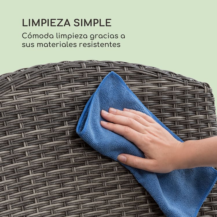 Comfort Siesta Sillón Respaldo regulable Gris oscuro Gris Marengo