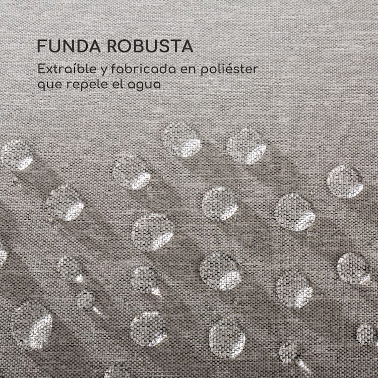 Comfort Siesta Sillón Respaldo regulable Gris oscuro Gris Marengo