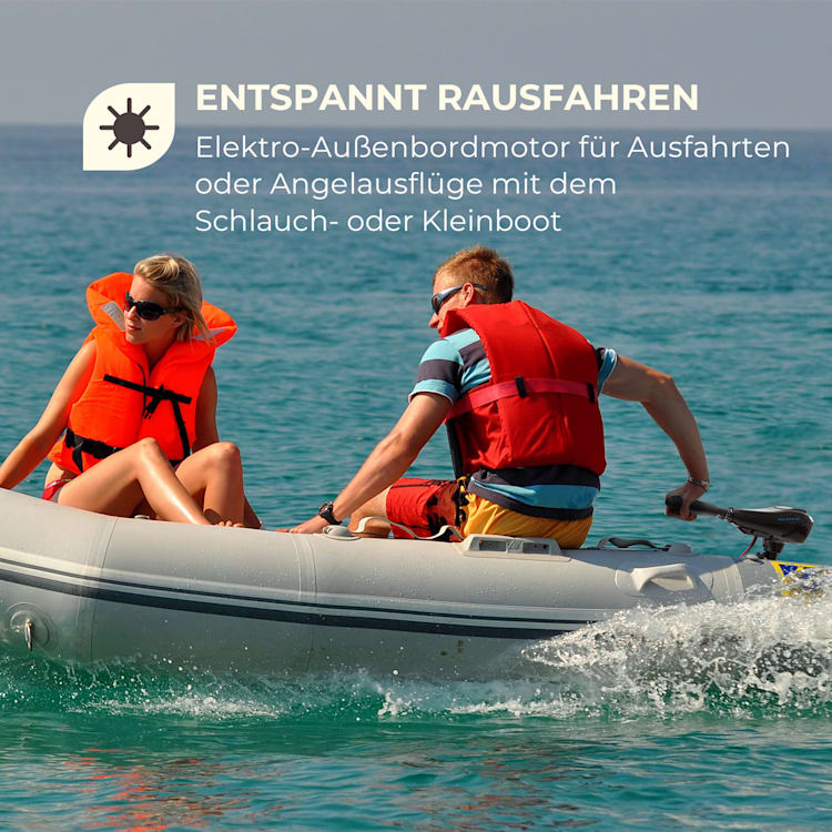 Barracuda 50 Elektroaußenbordmotor 50lbs/564W 12V 3-flügel Propeller