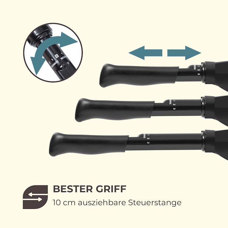Barracuda 50 Elektroaußenbordmotor 50lbs/564W 12V 3-flügel Propeller