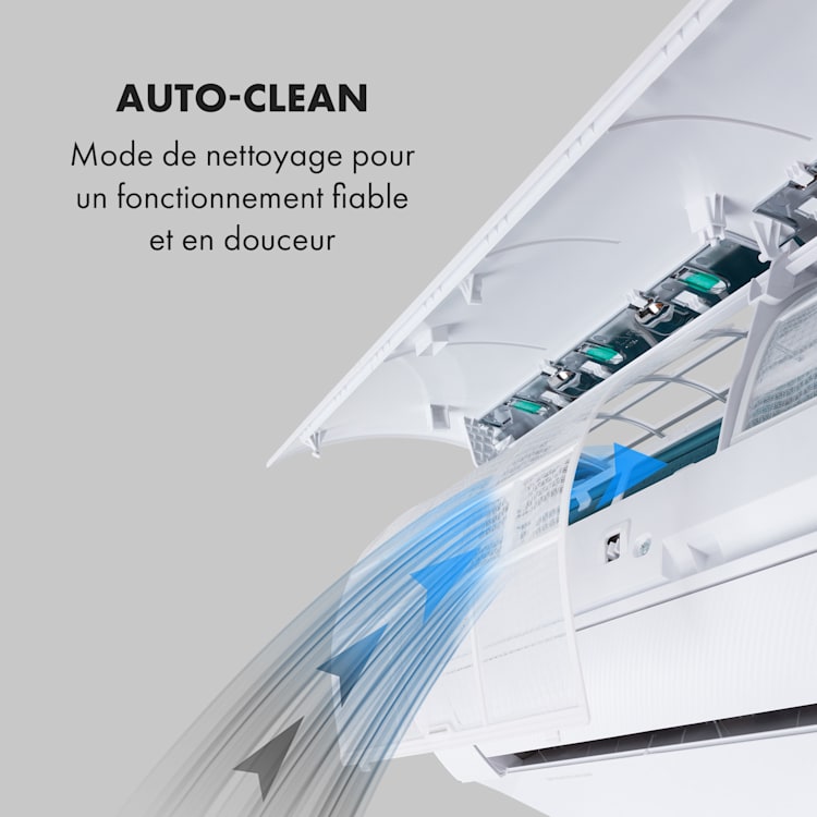 Windwaker Eco climatiseur split 9000 BTU/2,7 kW 610 m³/h max. A++ 9.000 BTU