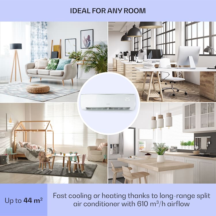 Windwaker Eco Split Air Conditioner 9,000 BTU / 2.7 kW 610 m³ / h max. A ++ 9000 BTU