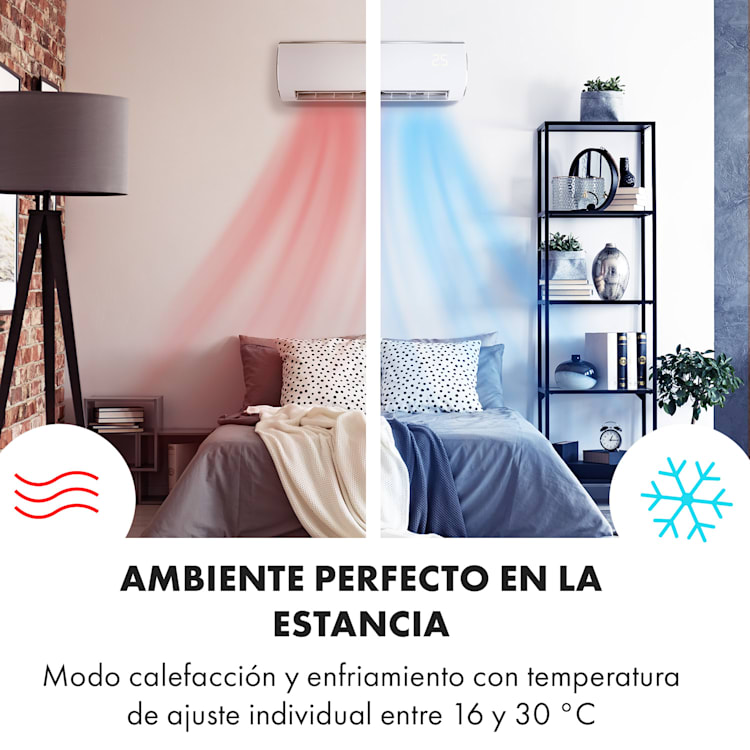 Windwaker Eco Aire acondicionado split 12000 BTU/h/3,5 kW 680 m³/h máx. A++ 12 000 BTU