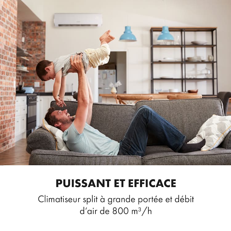 Windwaker Eco split-airconditioning 5,2 kW max. 800m³/h A++ 18.000 BTU