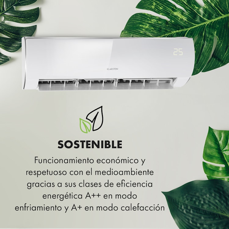 Windwaker Eco Aire acondicionado split 24 000 BTU/7 kW 1250 m³/h máx. A++ 24 000 BTU