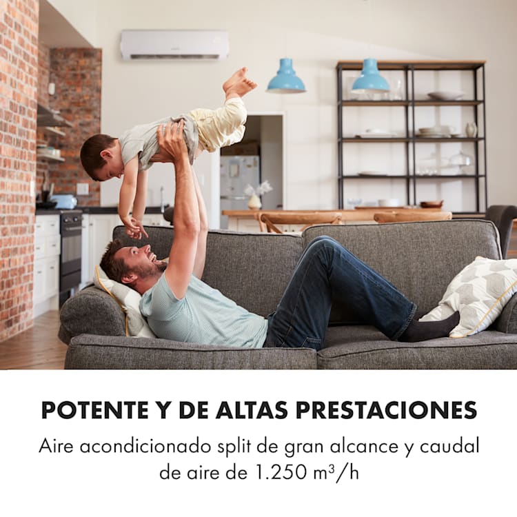Windwaker Eco Aire acondicionado split 24 000 BTU/7 kW 1250 m³/h máx. A++ 24 000 BTU