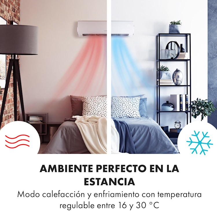 Windwaker Eco Aire acondicionado split 24 000 BTU/7 kW 1250 m³/h máx. A++ 24 000 BTU