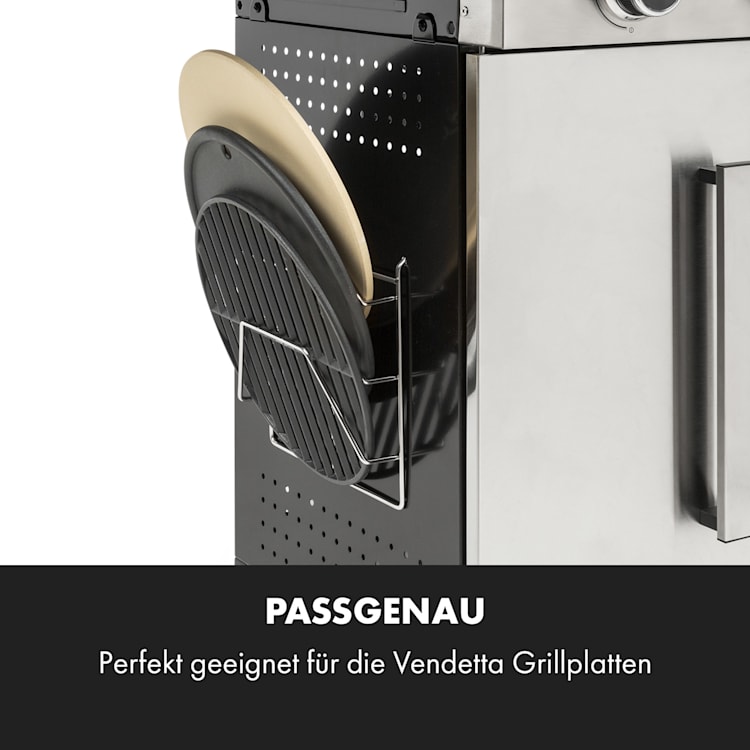 Vendetta 3.0 TI Rack verchromter Stahl einfach anzubringen Zubehör