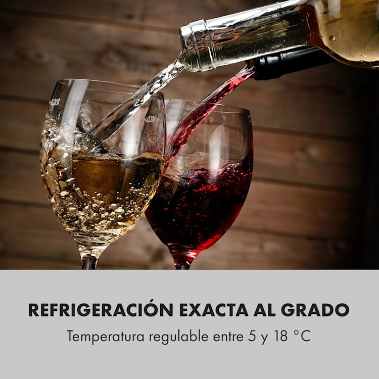 Shiraz 16 Uno Vinoteca 42l Panel de control táctil 131 W 5-18 °C 16 botellas | 1 zona de refrigeración | Negro