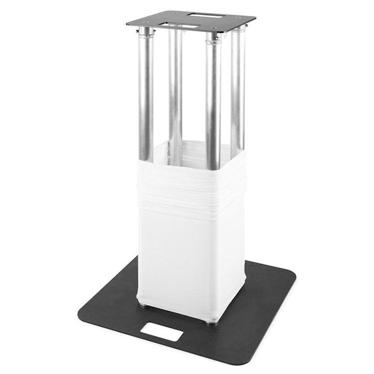 P30 Truss Tower, visina: 1m, baza: 60x60cm, stalak za rasvjetu: 35x35cm, bijeli 1 m