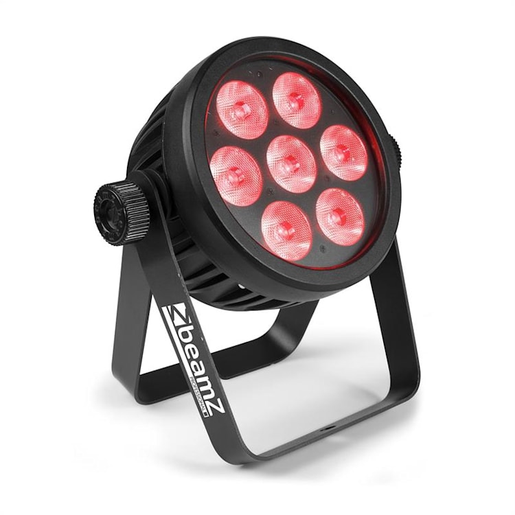 BAC500, Aluminium, ProPar, 7 x 14 W 7 v 1 LED dióda, RGBA-UV-CW/WW, čierny