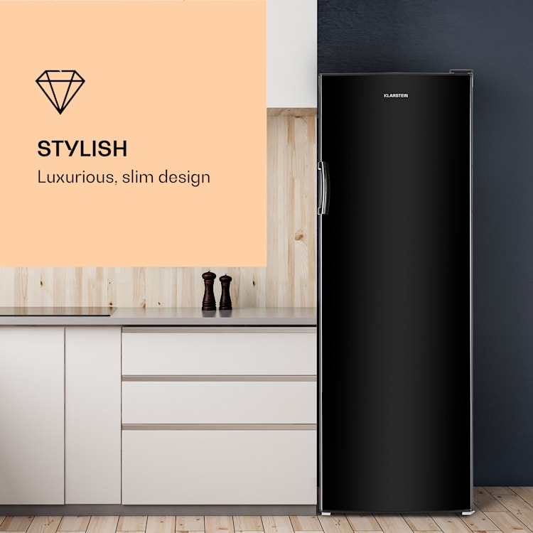 Frigorífico BigBoy 337l Crisper 6 prateleiras Classe energética preto 323 L