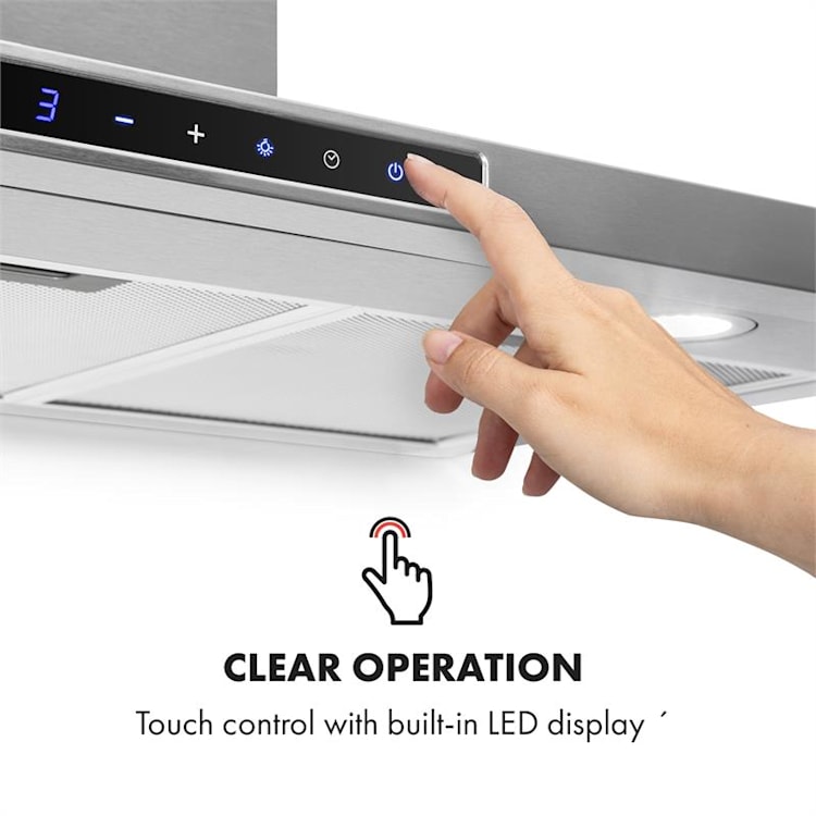 Eliana Exaustor 90cm Design de Pirâmide 620m³/h Aço Inoxidável