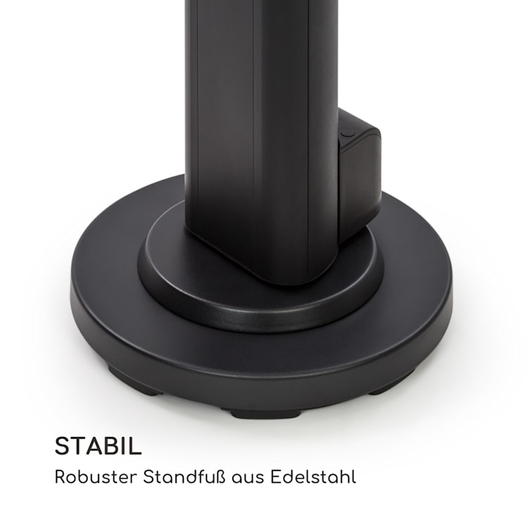 Heat Guru Plus Infrarot-Heizstrahler 2000W 3 Heizstufen Fernbedienung Schwarz