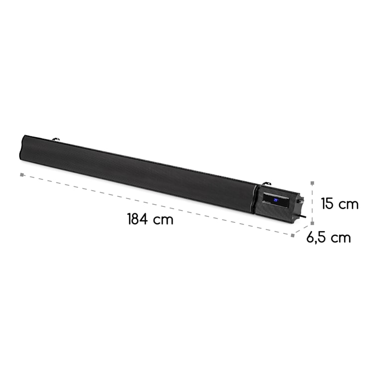 Cosmic Beam Plus XXL Infrarot-Heizstrahler 3000W IP44 Fernbedienung Schwarz