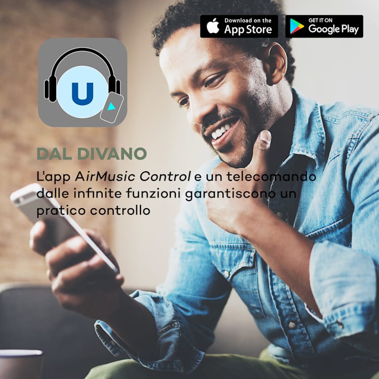 Streamo Impianto Stereo con Web Radio WLAN DAB+ FM Lettore CD BT nero Nero