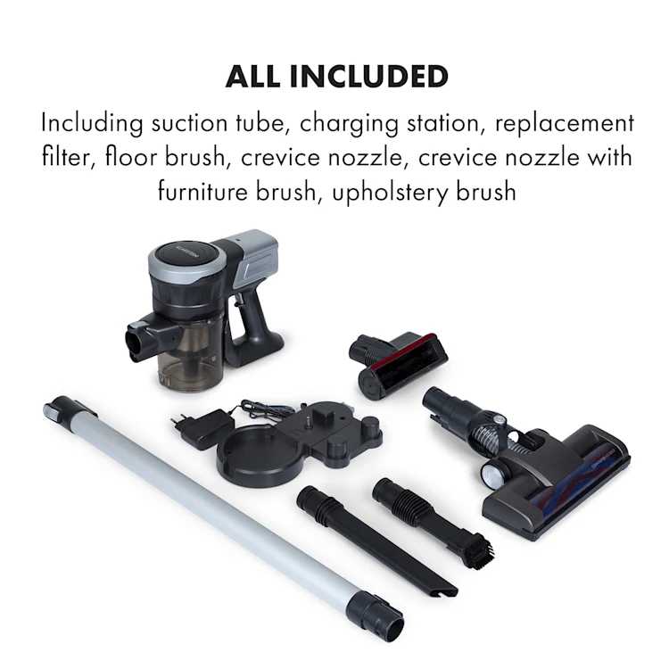 Clean Butler 4G Silent Cordless Vacuum Cleaner 16 kPa 0.8l HEPA10 Black Black