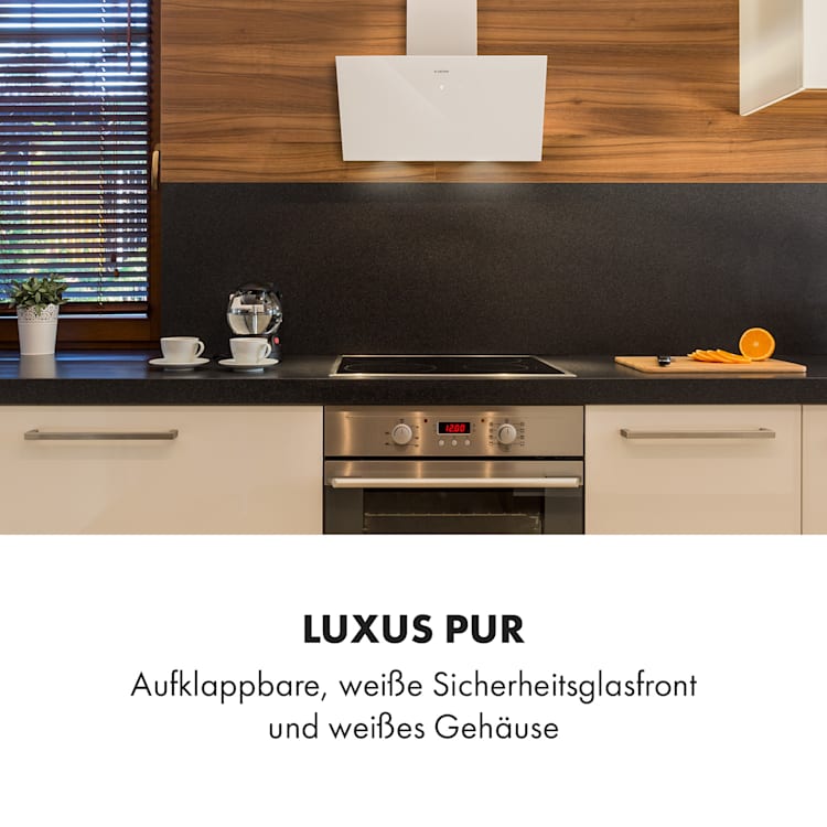 Laurel 60 Dunstabzugshaube 60cm Abluft: 350 m³/h LED Touch weiß 60 cm | Weiß
