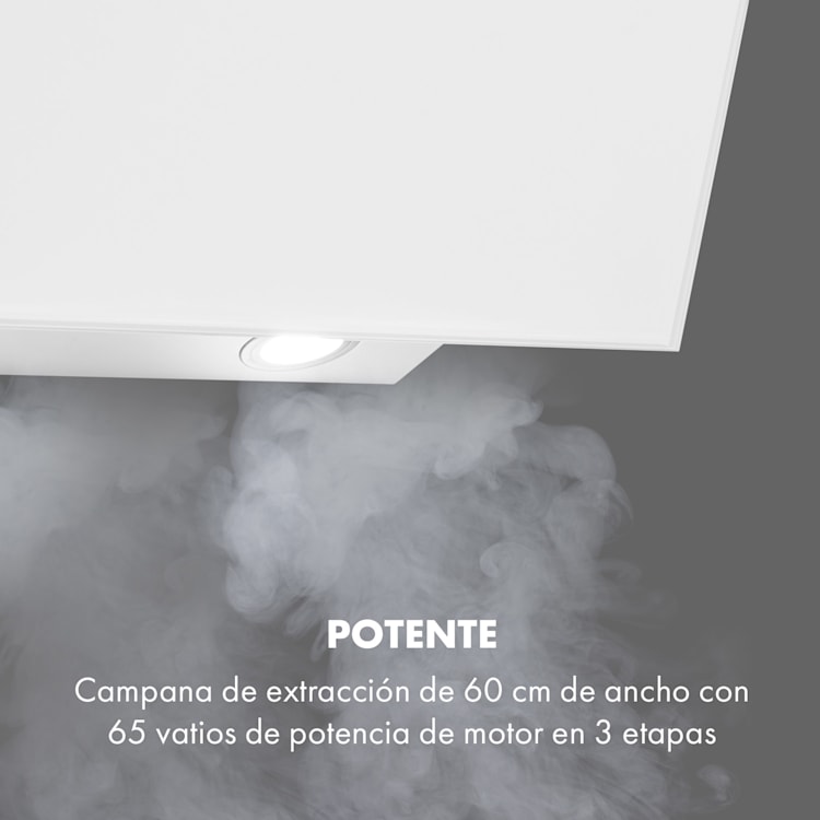 Laurel 60 Campana extractora de 60 cm Extracción de 350 m³/h Led Táctil Blanca 60 cm | Blanco