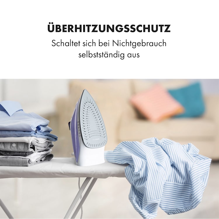 Steam Bro Dampfbügeleisen 2200W 300ml EasyGlide TouchSensor AntiCalc