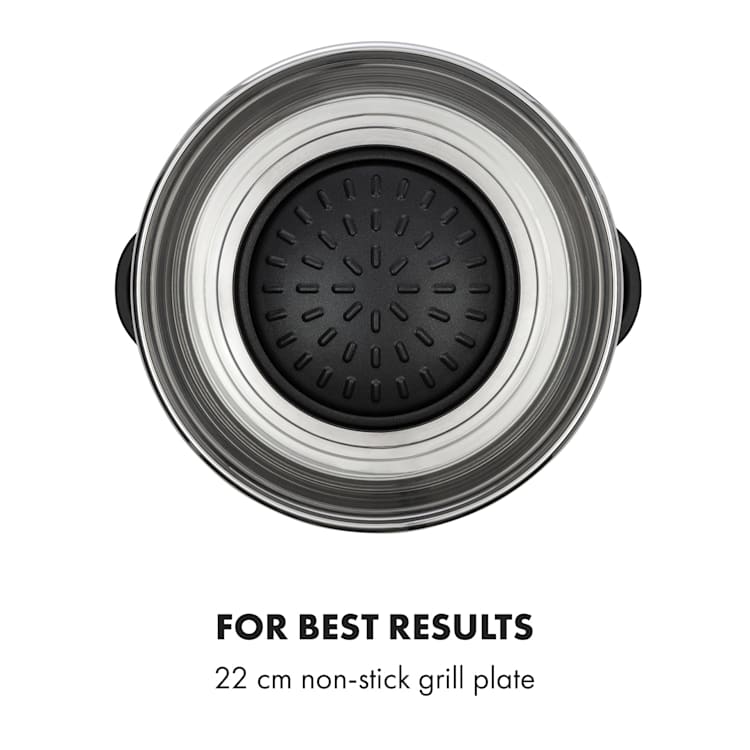 Szechuan hot pot en grillplaat 5L vol. 1350W 600W rood Rood