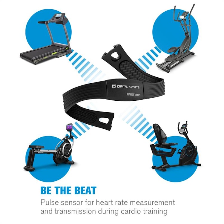 Pulse 5.5 polsband laagfrequent zender IPX7 unisize zwart