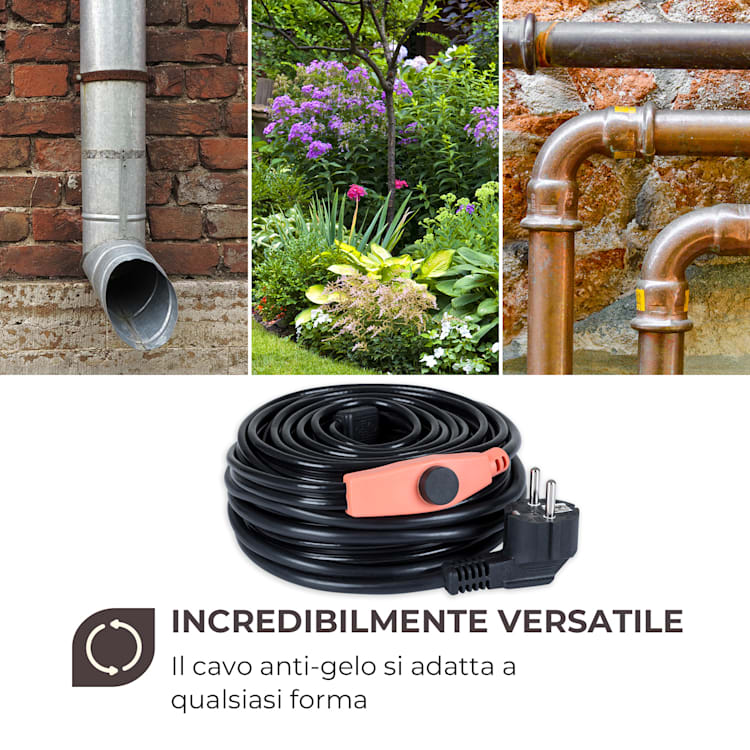 Flow Wire Cavo Antigelo 12m con Termostato IP68 12 m